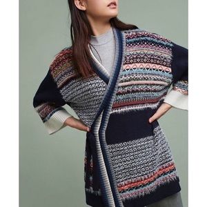 Anthropologie Sleeping on Snow Kimono Wrap